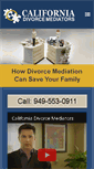 Mobile Screenshot of cadivorcemediators.com